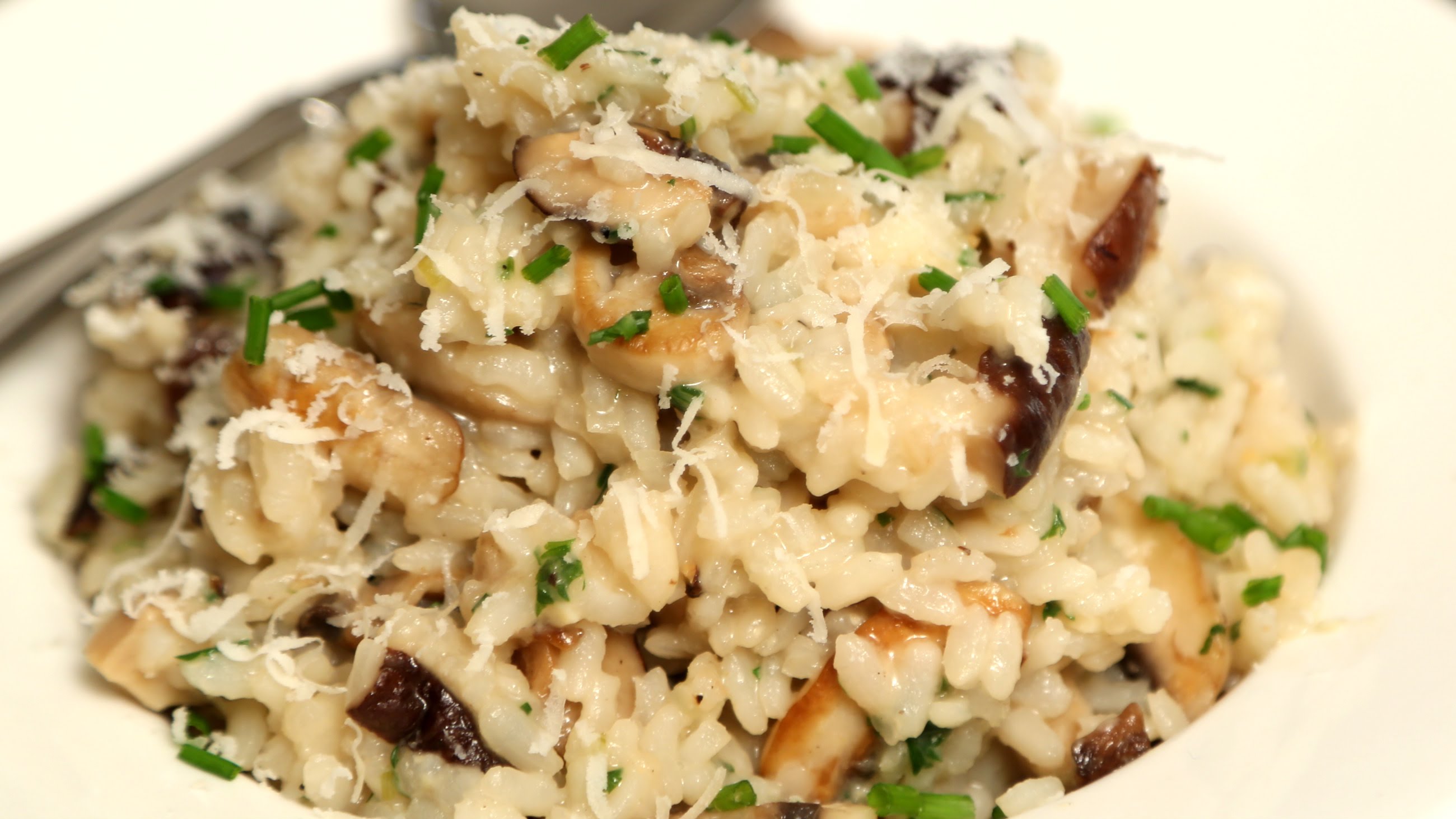 Mushroom Risotto Rice Recipes Italian Cuisine Ruchi's Kitchen