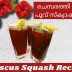 Hibiscus Squash Recipe | Cool Drink Recipe