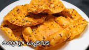 Pappada Vada Recipe | Pappad Fritters | Kerala Snacks Recipe | പപ്പടവട