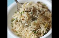mushroom pulao recipe – How to make mushroom pulao in pressure cooker