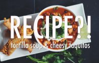 TORTILLA SOUP & CHEESY TAQUITOS – RECIPE – EP – 9 hot for food