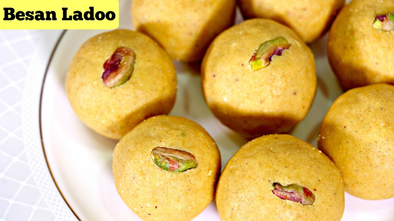 Besan Ladoo – Indian Sweet Recipes – How to make Besan laddu ...