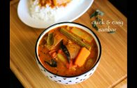 Sambar recipe – Vegetable sambar recipe – Quick mixed veg sambar recipe