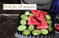Grilled watermelon and cucumber recipe