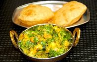 Aloo Chana Masala Bhaji Puri Video Recipe – Indian Meal Menu