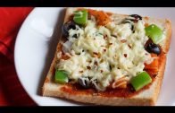 Bread Pizza On Tawa/Pan Recipe – Bread Pizza Without Oven