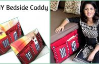 Easy DIY Bedside Caddy – Bedside Pocket Organizer