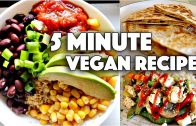 EASY VEGAN 5 MINUTE RECIPES – FOR COLLEGE STUDENTS