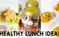 3 Healthy Lunch Ideas – Meal Prep – Vegetarian + Vegan options – Rachel Aust