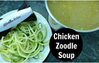 Low Carb Chicken Noodle Zoodle Soup Recipe