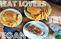 MEAT LOVERS TRY VEGAN FOOD – Vegan in London Ep. 4 – Cheap Lazy Vegan