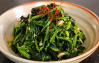Spinach side dish – Sigeumchi-namul: 시금치나물