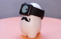 Cute little monster and charging stand of your Apple Watch