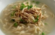 Korean Chicken Noodle Soup from Scratch – Kalguksu: 칼국수