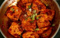 Spicy braised tofu (Dubu-jorim: 두부조림)