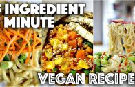 EASY VEGAN RECIPES FOR LAZY PEOPLE – 5 MINUTES 5 INGREDIENTS