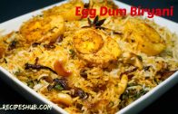 egg dum biryani recipe –  Hyderabadi egg biryani