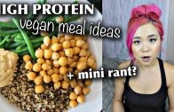 HIGH PROTEIN VEGAN MEAL IDEAS – What I Ate in a Day (Vegan)