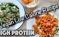 LOW CALORIE HIGH PROTEIN VEGAN RECIPES – Gluten-Free too