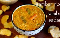 sambar rice recipe – sambar sadam recipe – hotel style sambar rice
