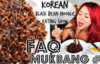 VEGAN MUKBANG – 5 – KOREAN BLACK BEAN NOODLES – jjajjaroni – + FAQs – Cheap Lazy Vegan