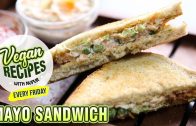 Vegan Mayo Sandwich Recipe – How To Make Veg Mayonnaise Sandwich At Home – Vegan Series By Nupur
