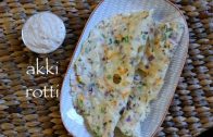 akki roti recipe – akki rotti recipe – rice flour roti recipe – karnataka special