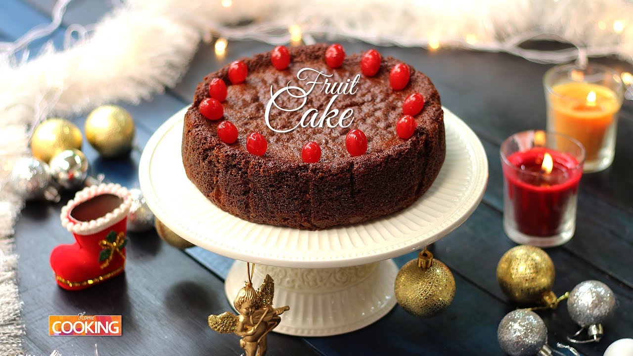 Fruitcake - Mixed Fruit Cake - Christmas Cake Recipe - CookeryShow.com