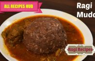 Ragi Mudde – Ragi kali with Mutton curry – Ragi Sankati –  Ragi Recipes #1
