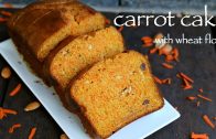 carrot cake recipe – how to make easy eggless carrot cake recipe