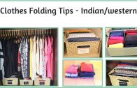 Clothes Folding Tips – Indian And Western Clothes