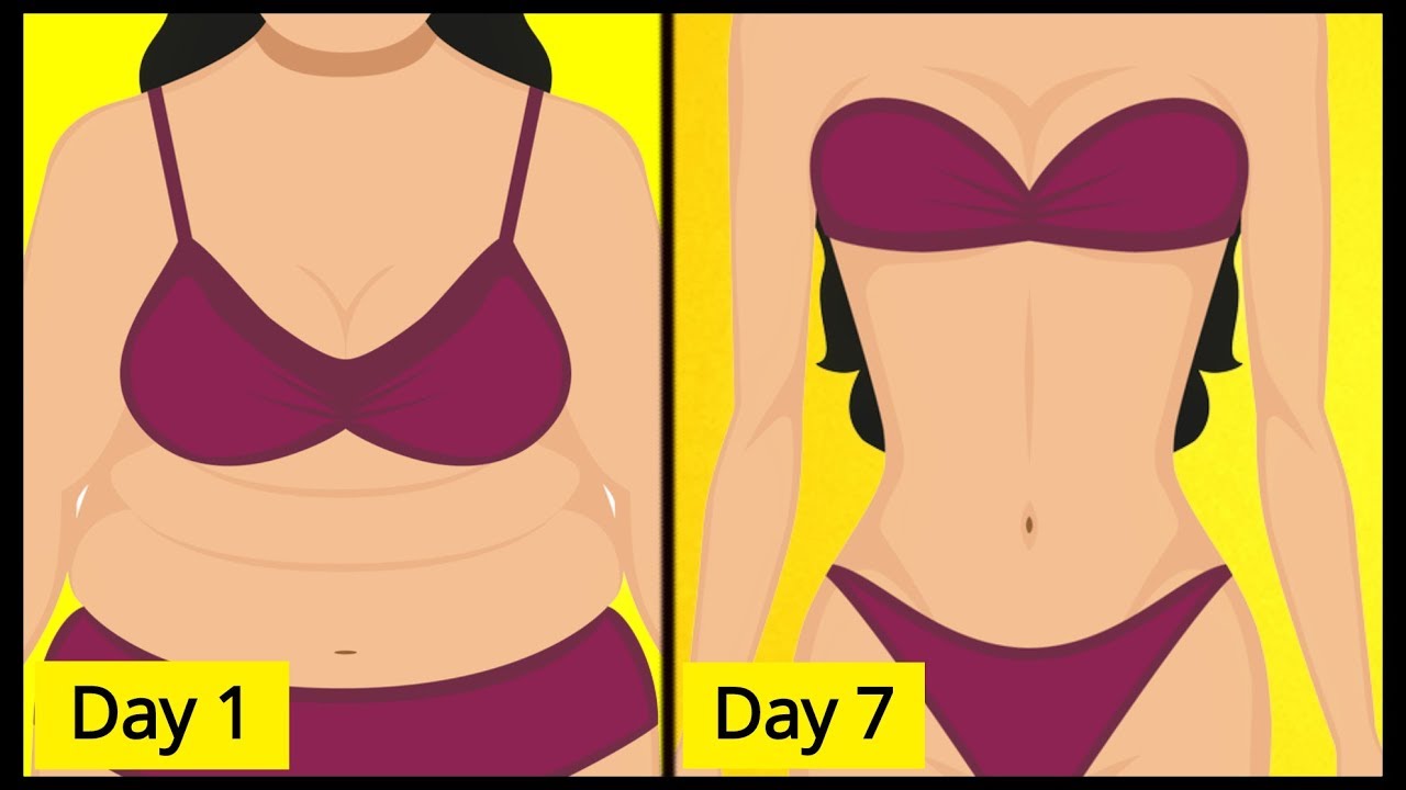 Simple Easy Exercises To Lose Belly Fat In 1 Week Weight Loss 