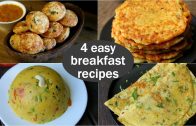 4 easy veg breakfast recipes – quick & healthy breakfast ideas – high protein breakfast