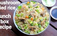 mushroom rice recipe – मसालेदार मशरूम राइस – mushroom pulav – mushroom fried rice