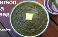 sarson ka saag recipe – saag recipe – सरसों का साग – how to make sarson da saag