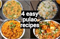 4 easy &am – quick lunch box pulao recipes – one pot tiffin box recipes – lunch box rice recipes