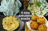 4 easy sabudana snacks recipes for fasting – healthy sago recipes – sabudana recipes for fast