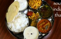 south indian thali recipe – veg south indian lunch menu ideas