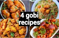 4 gobi snacks or starters recipes – indo chinese recipes with gobi – cauliflower appetiser recipes
