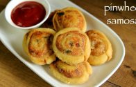 pinwheel samosa recipe – samosa pinwheels – aloo bhakarwadi