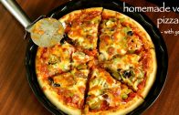 veg pizza recipe – veggie pizza recipe – vegetable pizza recipe