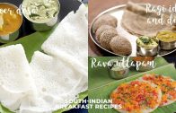 South Indian Breakfast Recipes – Ragi Idli & Dosa – Neer Dosa