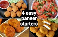 4 easy paneer starters or snacks recipes – पनीर के नाश्ते रेसिपी – easy paneer appetisers recipe