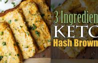 Easy Cauliflower Hash Browns – 3 Ingredients – Keto – Low Carb
