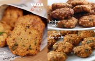 Vada Recipes – Alasanda Vada – Sabudana Vada – Carrot Vada recipe