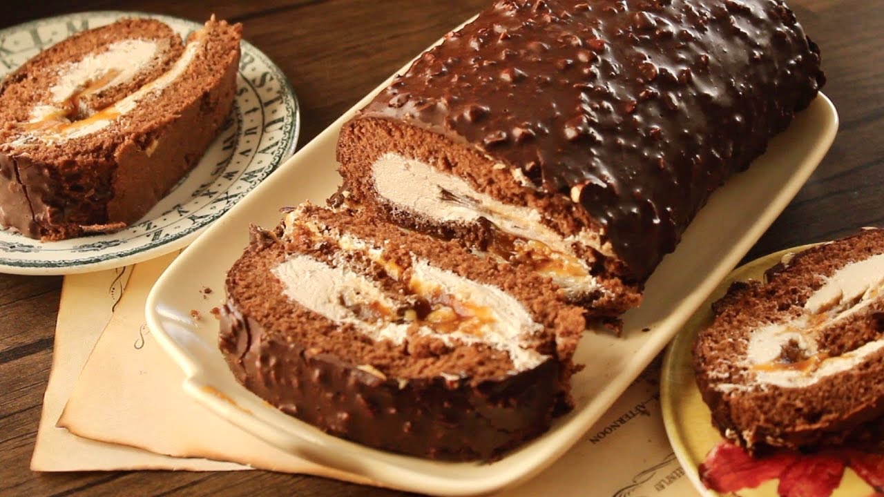 Chocolate Roll Recipe – Chocolate Swiss Roll Recipe – Cake Recipe