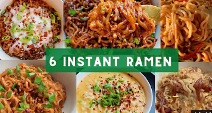 six types of instant ramen recipe